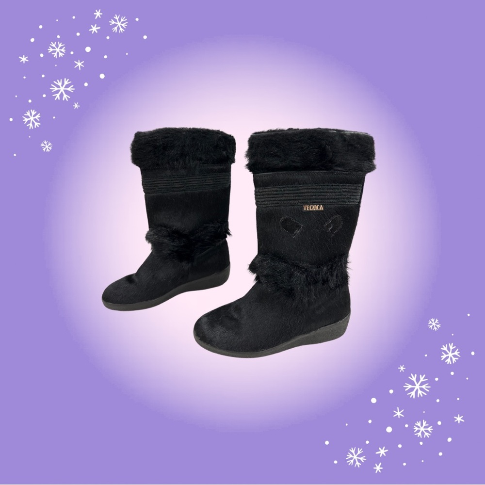 Vintage Tecnica Fur Boots